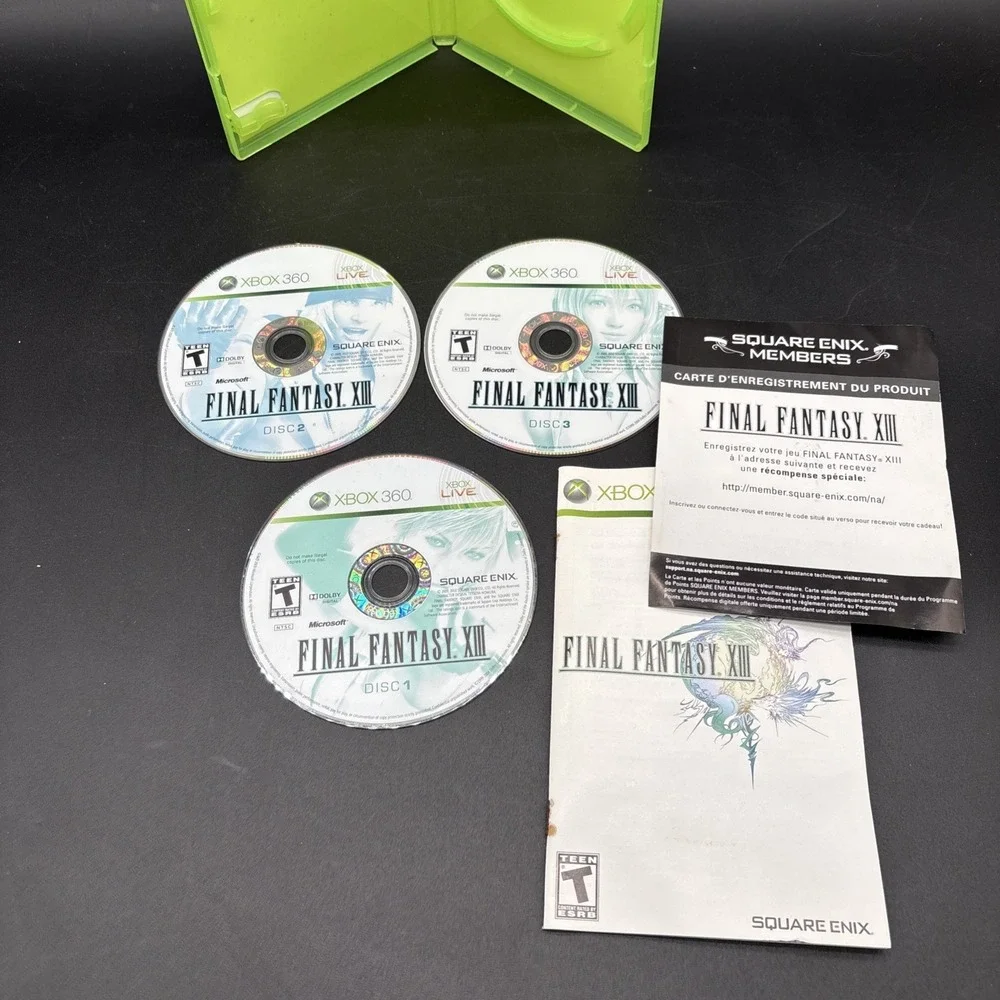 Final Fantasy 13 XIII Xbox 360 Microsoft Xbox 360 Tested &‎ Working SHIPS FAST!
